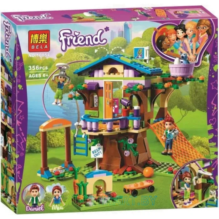 Конструктор Bela Friend 10854 Домик Мии на дереве (356 деталей)